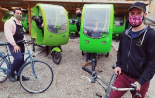 La livraison des commandes par tricycles à assistance électrique